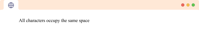 HTML Preformatted Text Monospaced Font Default font in HTML